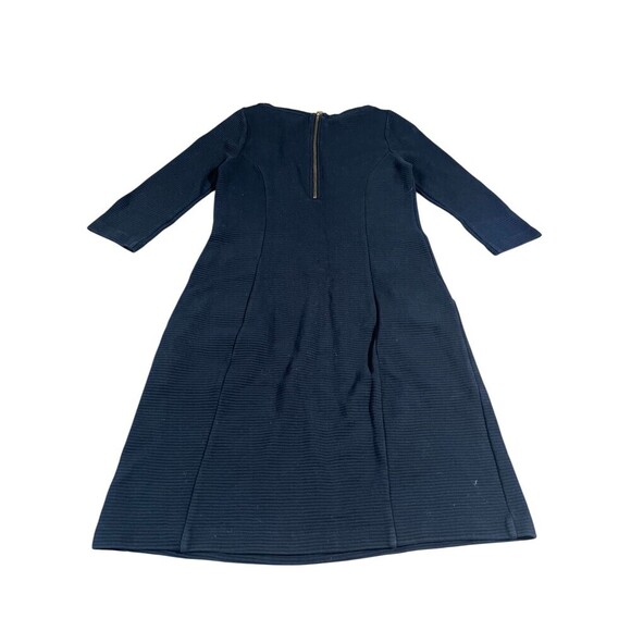 Boden Trinity Jersey Sheath Dress Womens Size 6L Black Midi Workwear Business - Picture 8 of 8